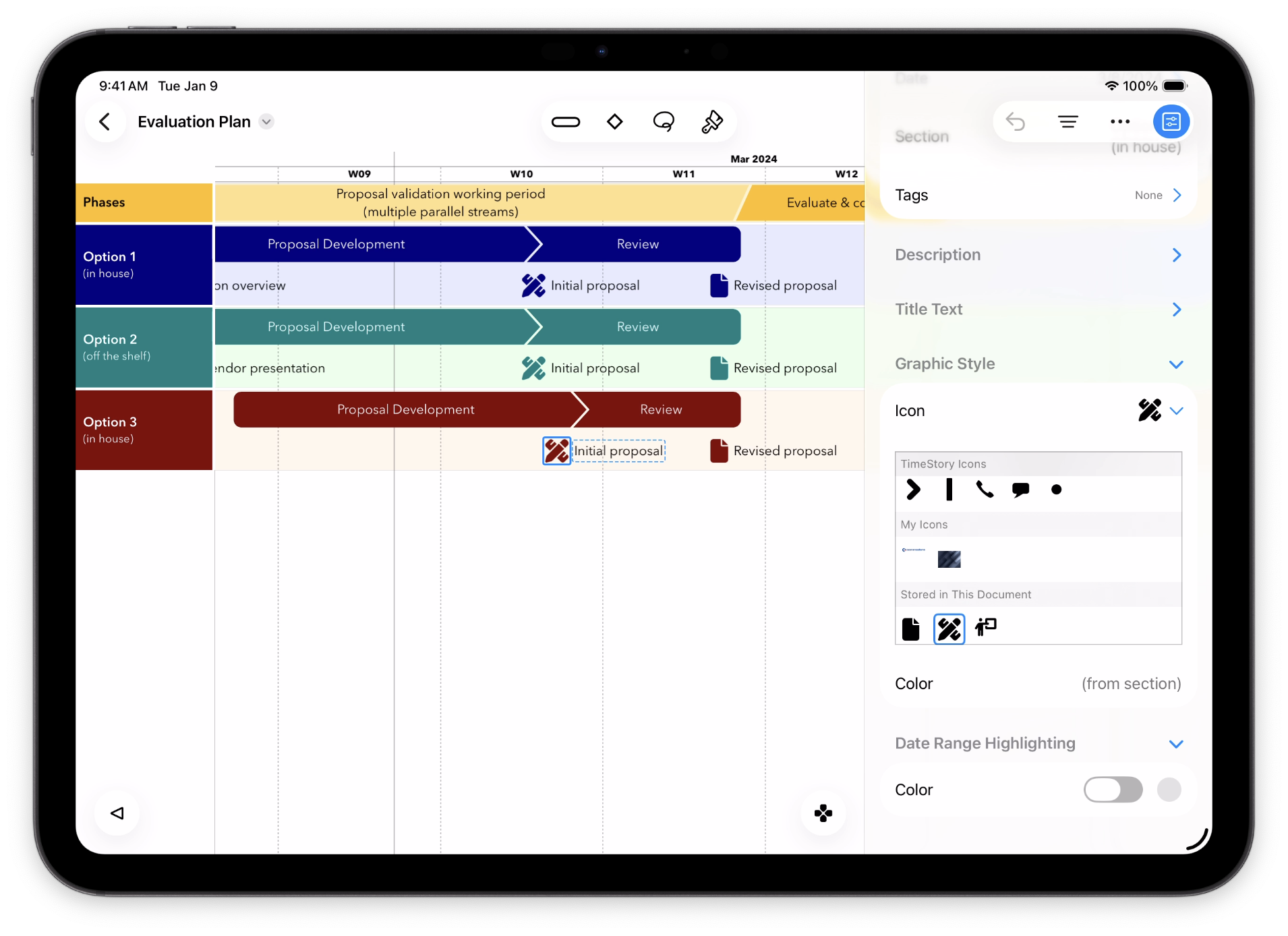 The point event icon picker